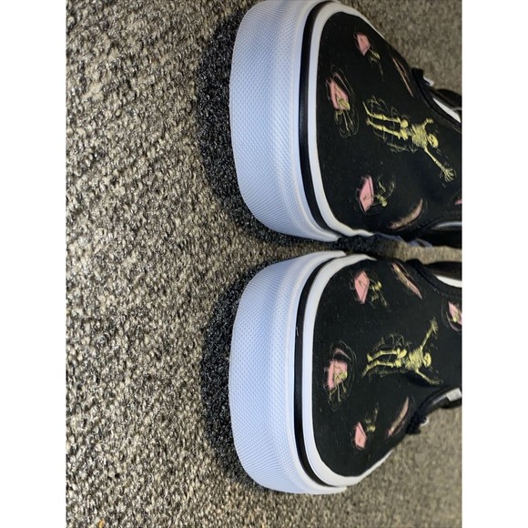 Vans Of The Wall Customs Skeleton Low Top Sneakers Mens Sz 7.5/women Sz 9 main image 7